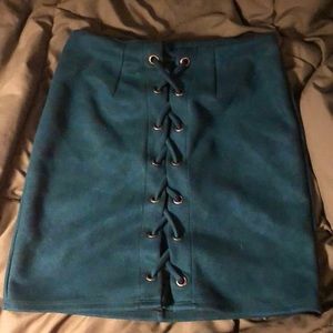Green Mini Skirt